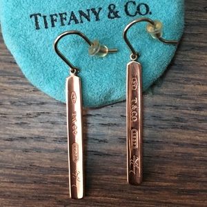 Tiffany’s 1837 Bar Drop RUBEDO earrings